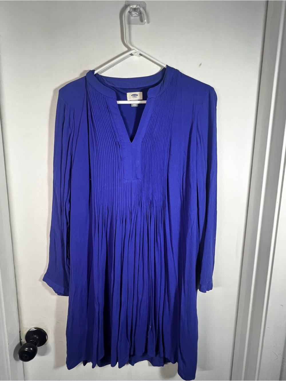 Old Nvy Pintuck Swing Dress